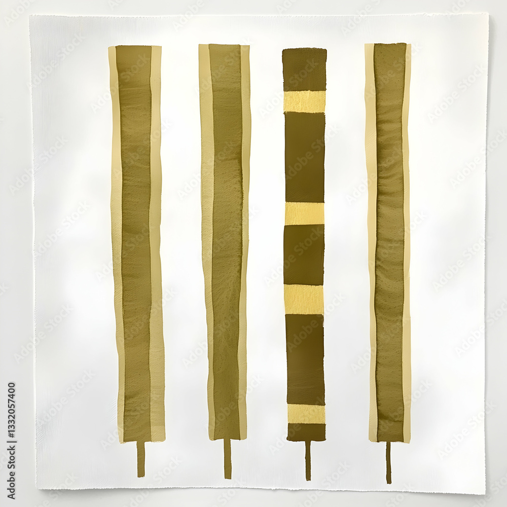 Abstract art, vertical stripes, textured paper, studio background, design element Abstract art, vertical stripes, textured paper, studio background, design element