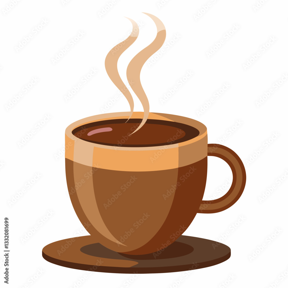 Obraz premium Cup of hote coffee