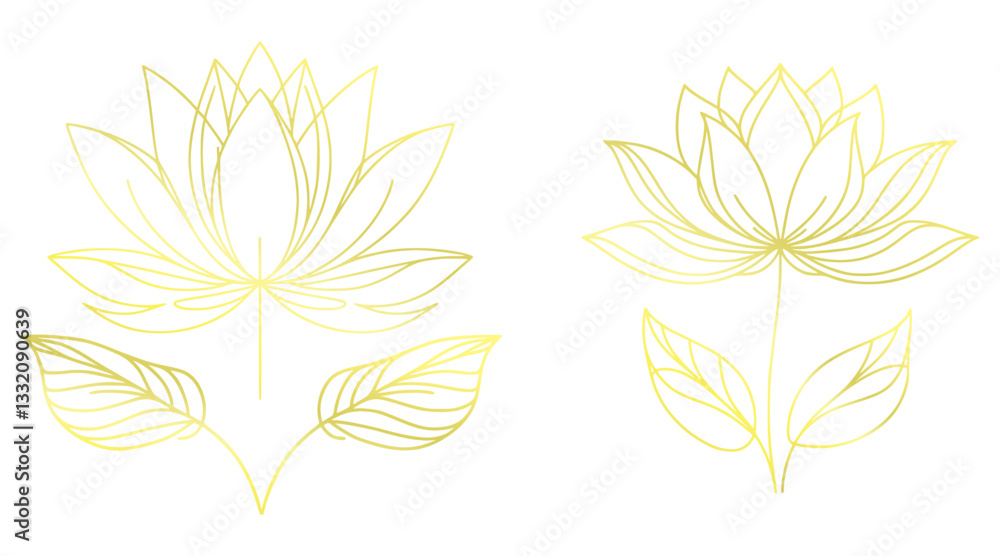 vesak line art lotus, golden lotus line art vesak line art lotus, golden lotus line art