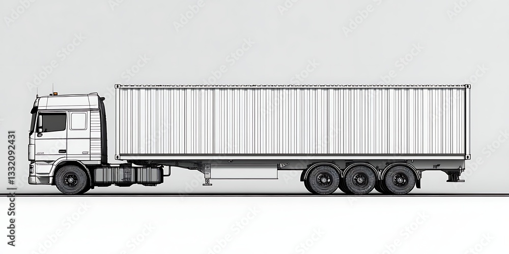 a blue truck on a road a blue truck on a road