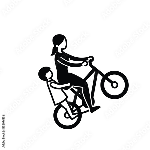 man riding a bicycle