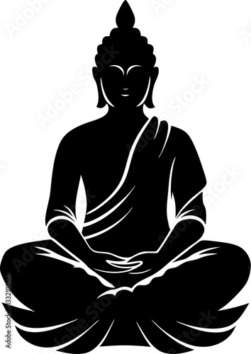 buddha statue silhouette