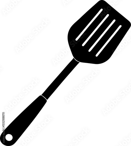 kitchen spatula isolated on white