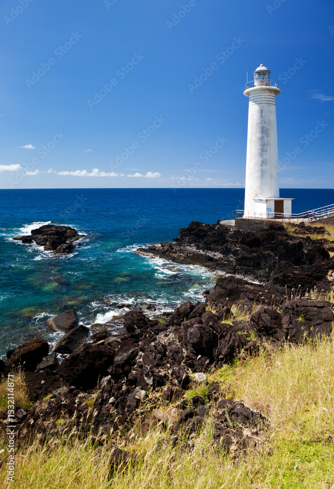 Lighthouse at Pointe du Vieux Fort, Basse-Terre, southernmost point of Guadeloupe Lighthouse at Pointe du Vieux Fort, Basse-Terre, southernmost point of Guadeloupe