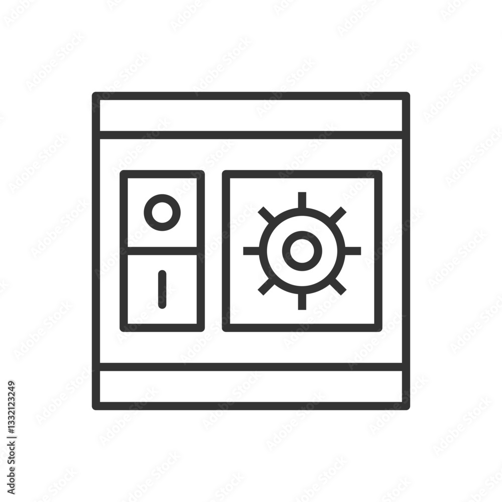 Switch Setting Icon Switch Setting Icon