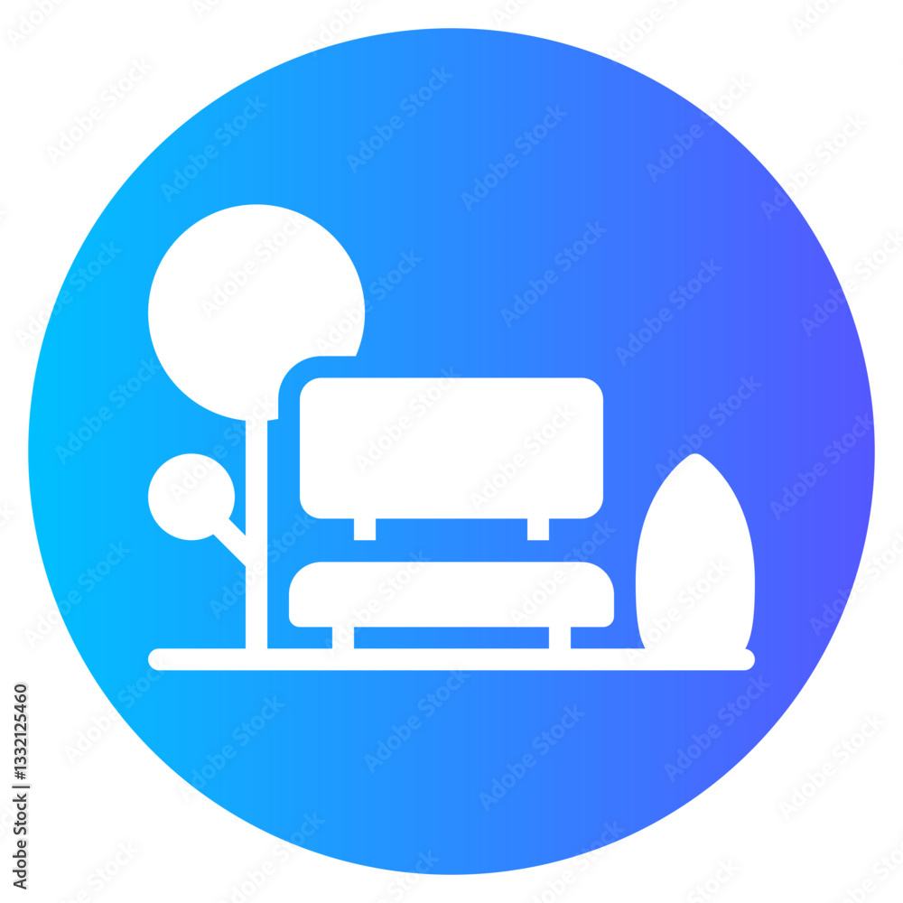 garden gradient icon