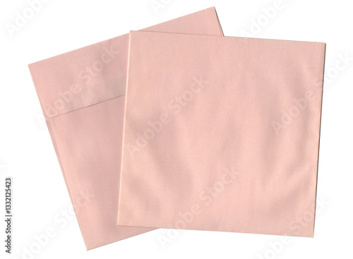 Pink envelope on white background.