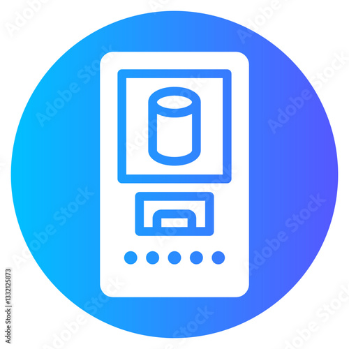 vending machine gradient icon