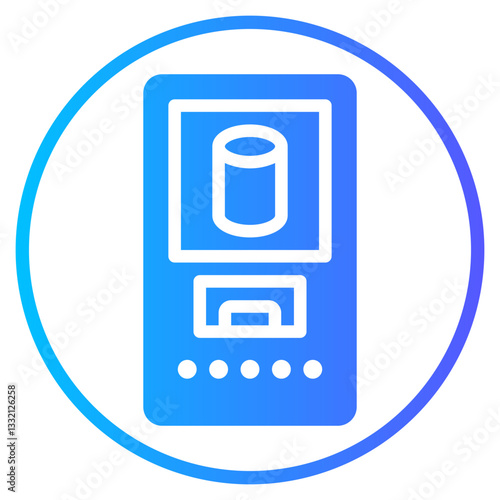 vending machine gradient icon