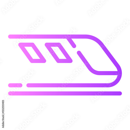train gradient icon
