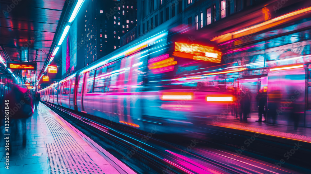 Electric Rush: An Abstract Transit Journey Electric Rush: An Abstract Transit Journey