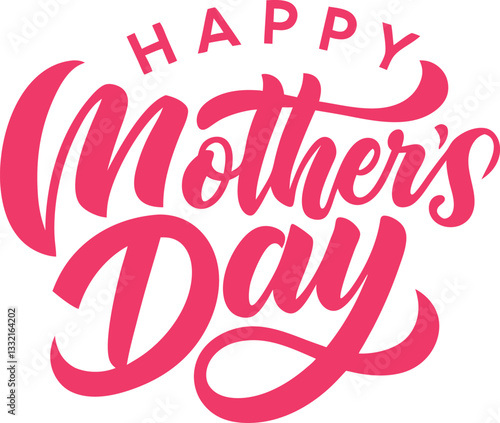 Obraz na płótnie Mother's day vector isolated on white background w salonie