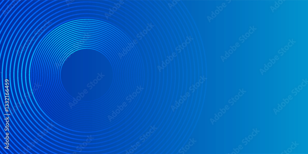 Modern abstract blue background. Vibrant geometric shapes with glowing lines. Horizontal banner template design with space for your text. Vector illustration Modern abstract blue background. Vibrant geometric shapes with glowing lines. Horizontal banner template design with space for your text. Vector illustration
