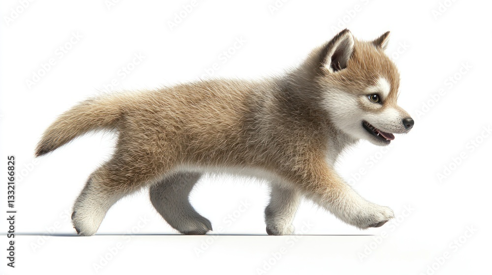 Obraz premium Playful Husky Puppy