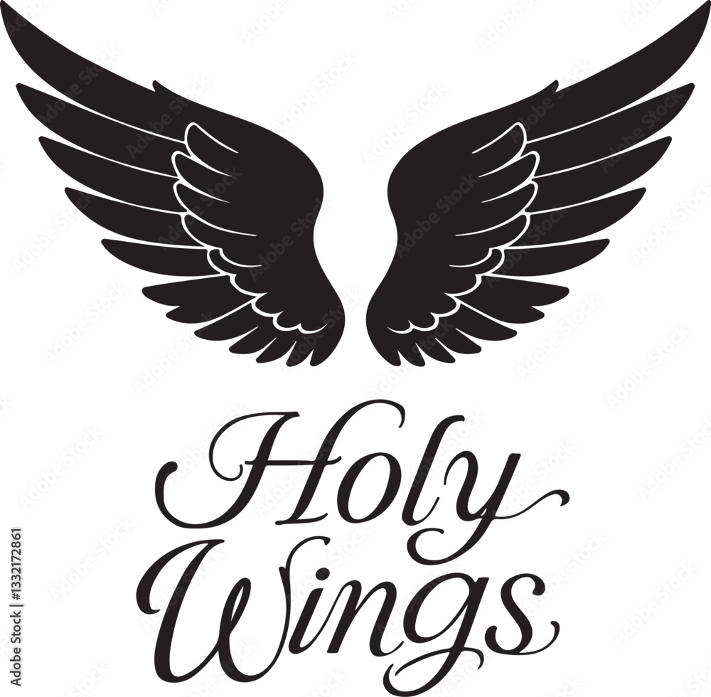 Fototapeta premium bird texter silhouette victor design image isolated on the white background.