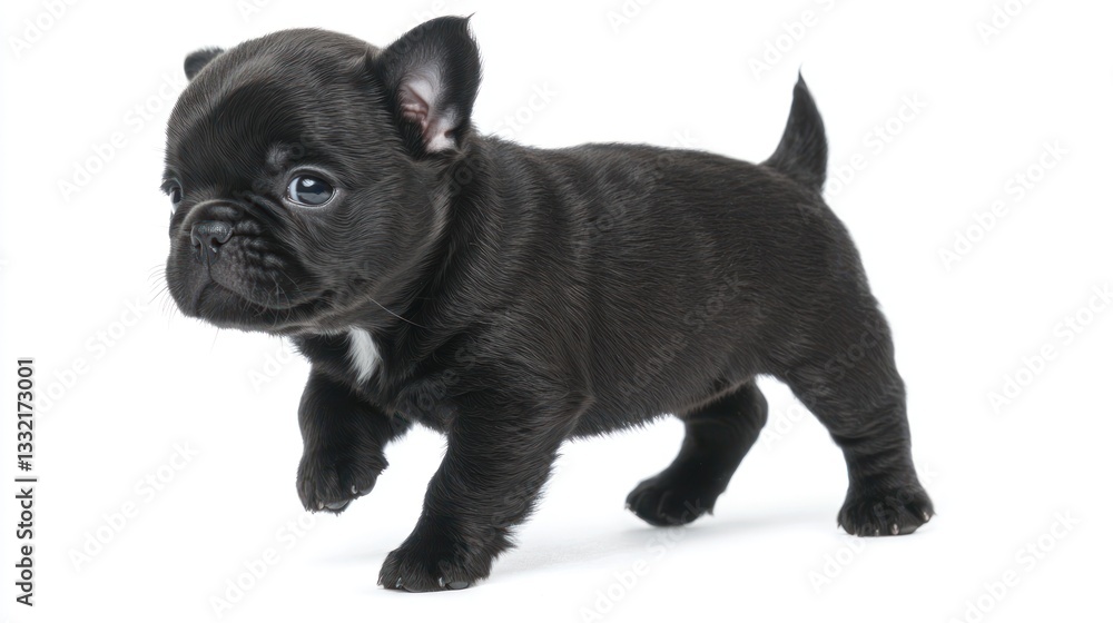 Fototapeta premium Playful French Bulldog Puppy