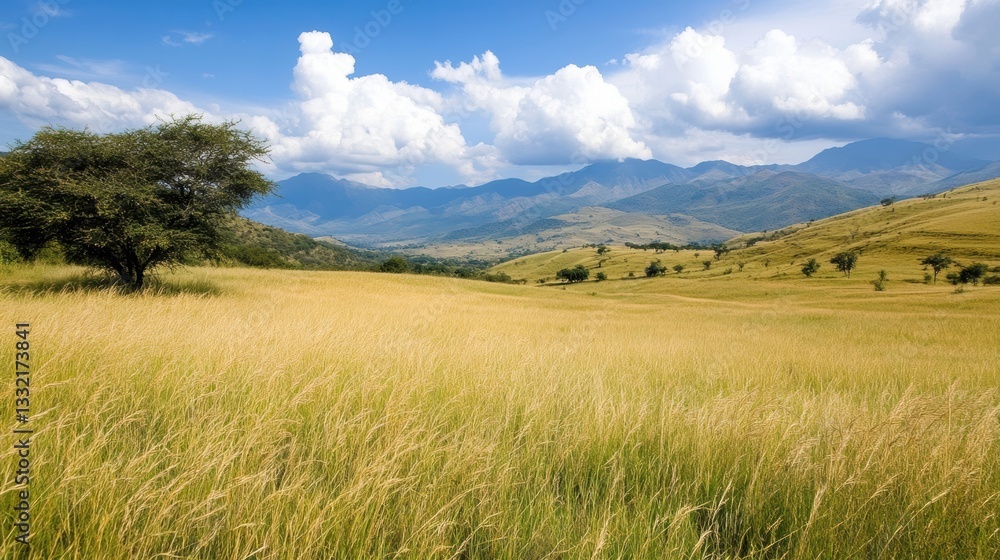 A serene landscape featuring rolling hills and tall grasses under a vibrant sky, Ideal for nature-themed projects, travel articles, or relaxation content, A serene landscape featuring rolling hills and tall grasses under a vibrant sky, Ideal for nature-themed projects, travel articles, or relaxation content,