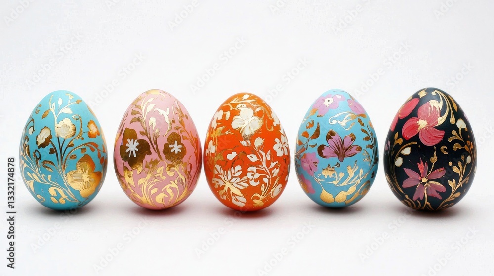 easter on a white background easter on a white background