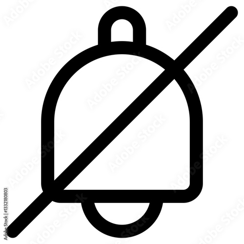 silent outline icon