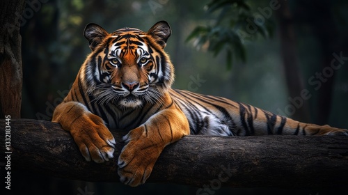 Stock photo of tiger in zoo in high definition 8K resolution’ becomes ‘High resolution 8K image of tiger at the zoo as a stock photograph