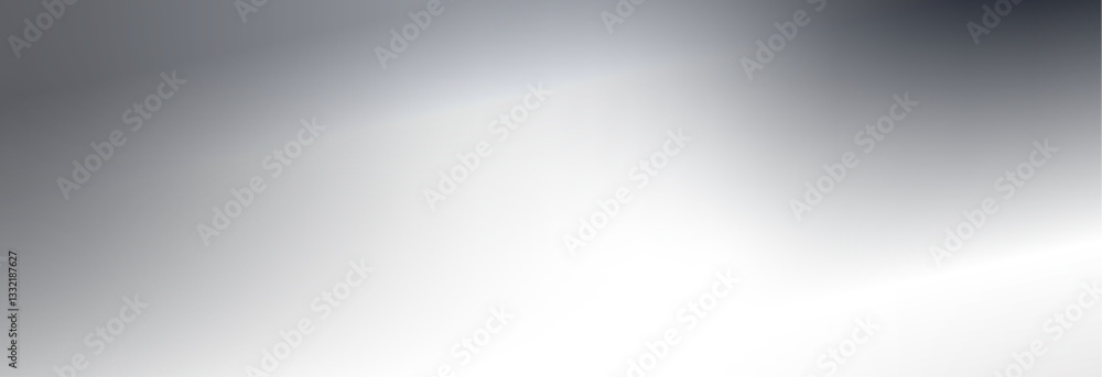 Silver metal background. Chrome white grey gradation gradient, Foil texture, glass surface,gloss material. Vector abstract illustration Silver metal background. Chrome white grey gradation gradient, Foil texture, glass surface,gloss material. Vector abstract illustration