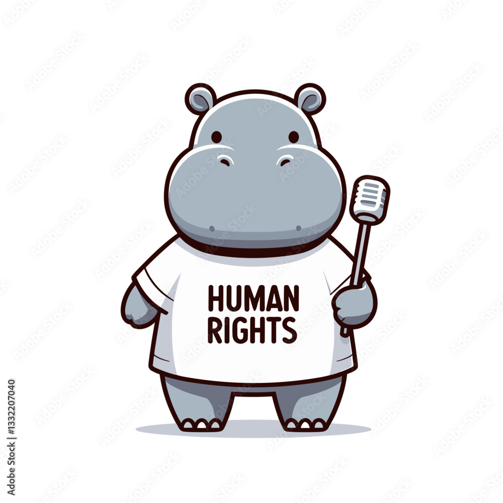 Gray hippo in Gray hippo in