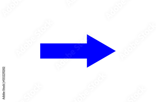 青色の矢印です。