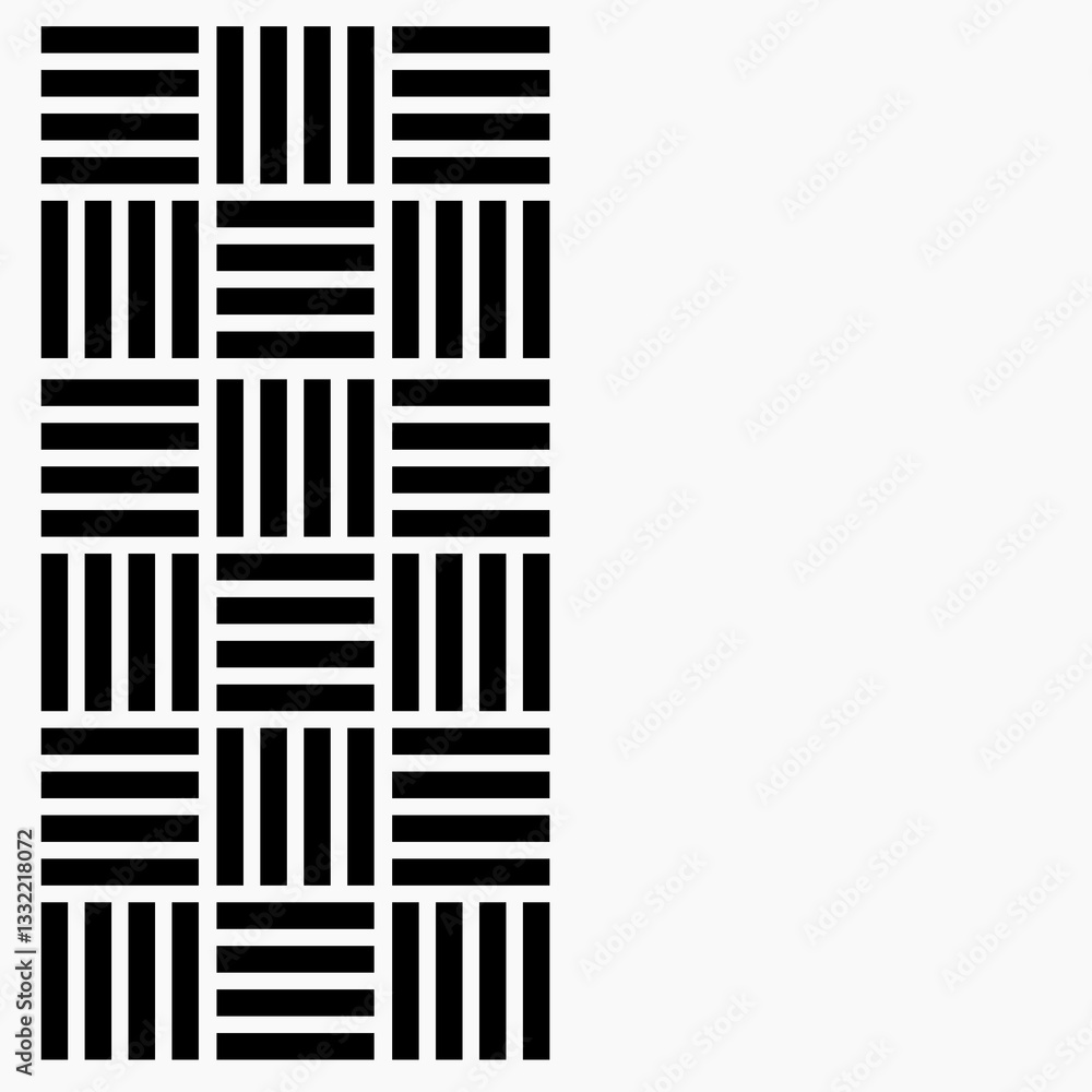 Minimalist Geometric Pattern with Repeating Lines Minimalist Geometric Pattern with Repeating Lines