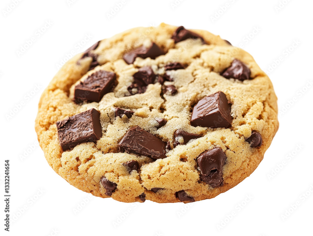 Isolated Chocolate Chip Cookie Isolated Chocolate Chip Cookie