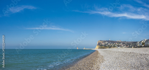 Strand von Fécamp in der Normandie