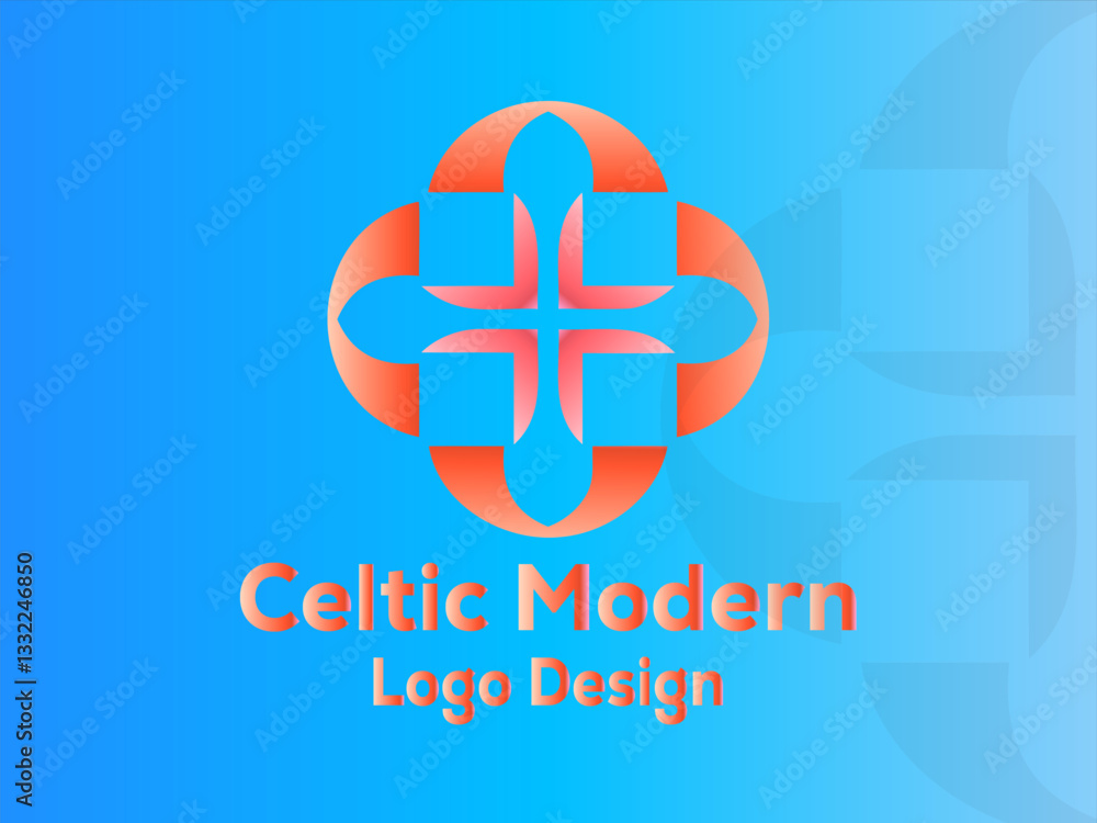 Fototapeta premium Celtic Modern Logo Design