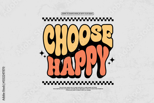 vintage retro streetwear graphic tee quotes design template