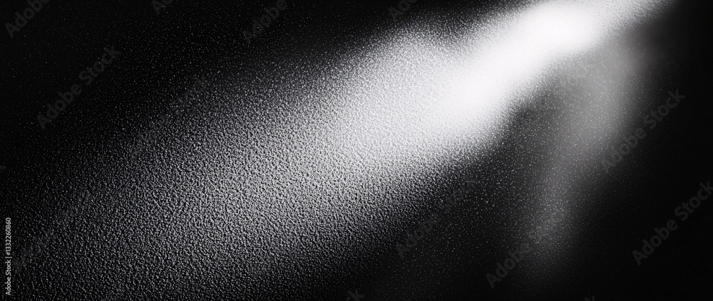 Abstract Black and White Texture with Light Beam and Grainy Surface Abstract Black and White Texture with Light Beam and Grainy Surface