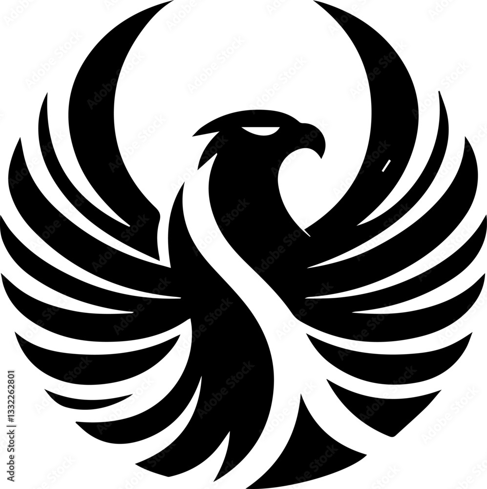 Obraz premium eagle tattoo