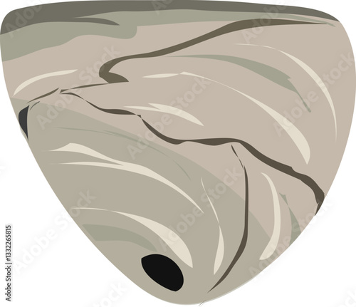 hornet nest clipart or illustration isolated on a  transparent background