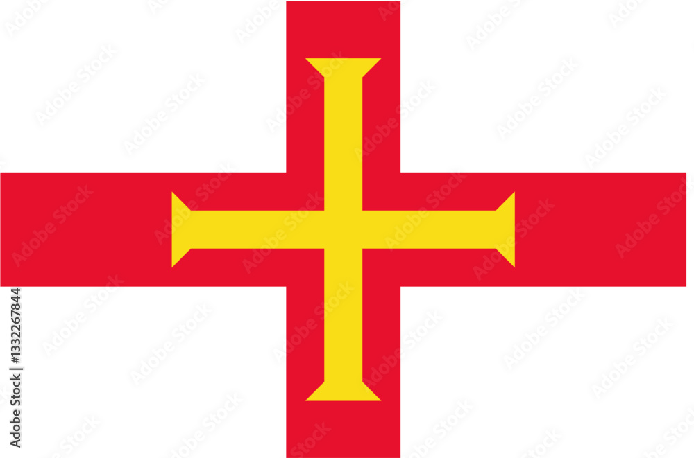 Obraz premium flag of guemsey