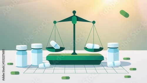 Tablets, medicine bottles, dosage and production volume of drugs, pharmaceutical