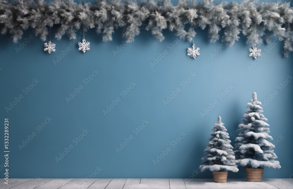 Christmas and New Year holidays background