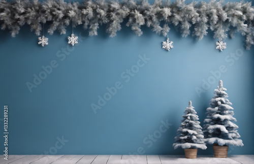 Obraz na płótnie Christmas and New Year holidays background w salonie