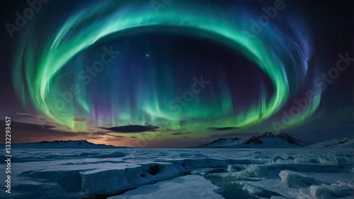 Neptune's Aurora: A Celestial Dance