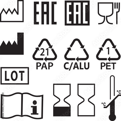 Packaging Symbols Vector