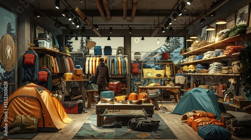 Outdoor Gear Store Cashier Enhancing Customer Experience for Adventure Enthusiasts and Camping Equipment Sales