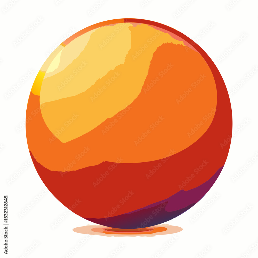 gradient sphere with reflective light effect gradient sphere with reflective light effect