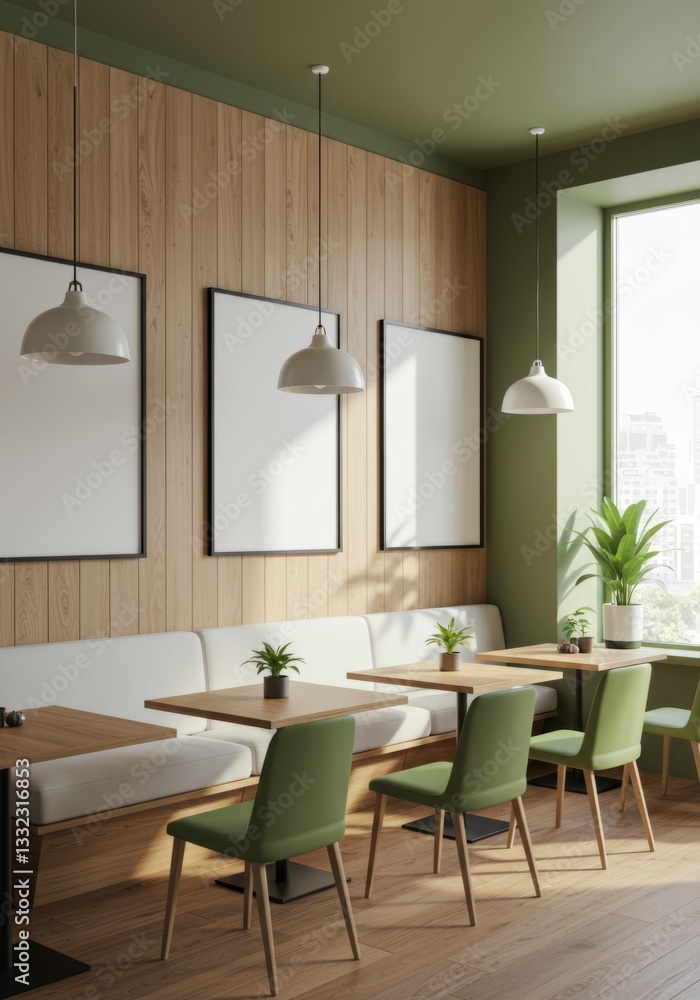 Modern Minimalist Café Interior Modern Minimalist Café Interior