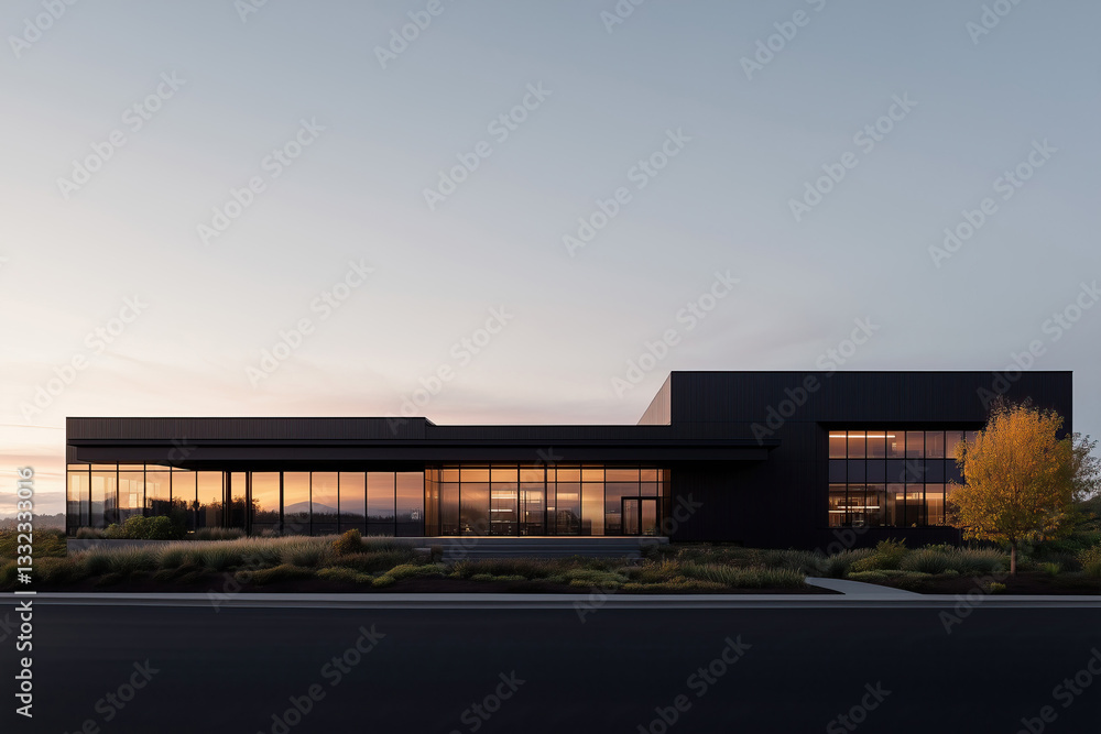 Obraz premium Modern architecture building