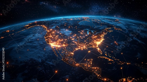 North America at Night, Global Network