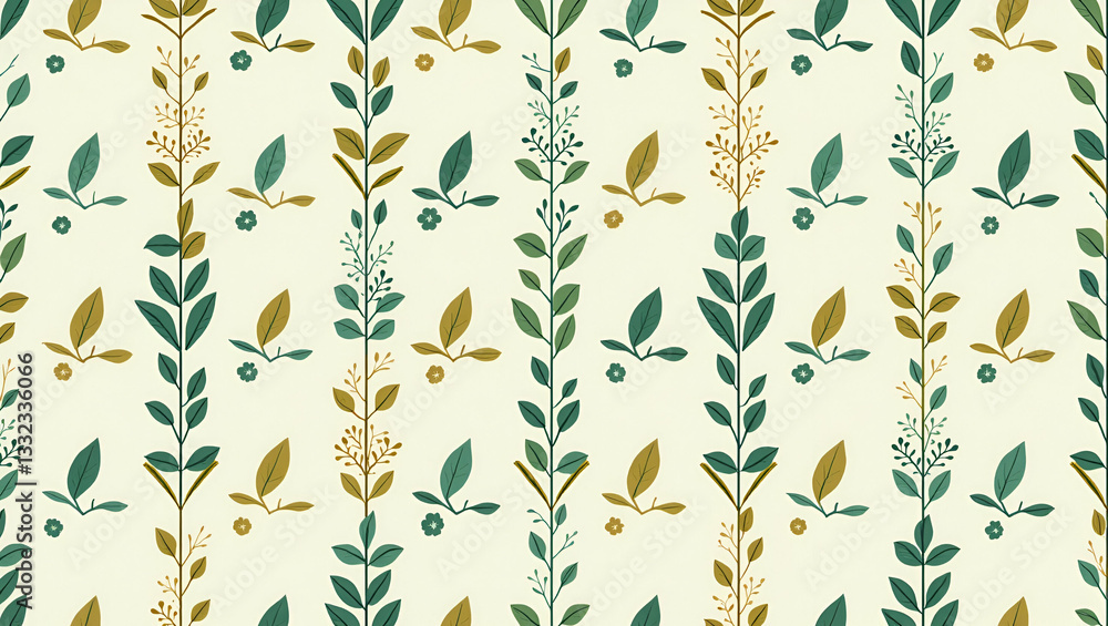 Diverse Leaf Species Seamless Tile Pattern: Natural Colors for Lush Indoor Botanical Gardens Diverse Leaf Species Seamless Tile Pattern: Natural Colors for Lush Indoor Botanical Gardens