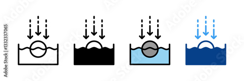 Submerge  Icon Set Multiple Style Collection
