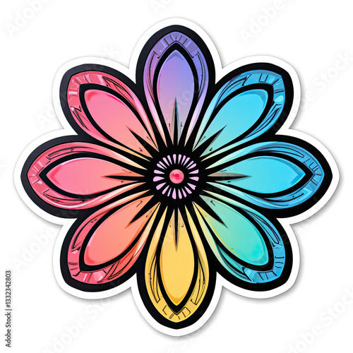 vector illustration of a flower