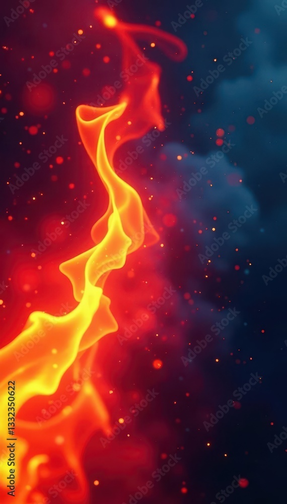 Intense, dynamic blaze texture; fiery gradients and streaks , powerful, fire Intense, dynamic blaze texture; fiery gradients and streaks , powerful, fire